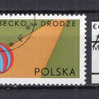 Polen 1977 Aktion Halt! Kind auf der Straße MiNr. 2486 gestempelt