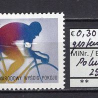 Polen 1977 30. Internationale Radfernfahrt für den Frieden MiNr. 2503 gestempelt
