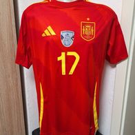 Spanien Trikot Fantrikot Gr.L Williams Jr. Fussball Espana