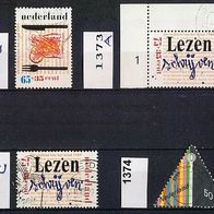 Niederlande Mi. Nr. 1372 C+ 1373 A+ 1373 C+ 1374 "Voor het Kind "+ Dezembermarke o <