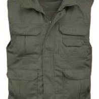 Neu Mil-Tec Thermoweste Jacke Weste Fischerweste Anglerweste Farbe: Grün Gr: =50