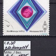 Polen 1975 Internationale Konferenz der Radioamateure MiNr. 2368 gestempelt -1