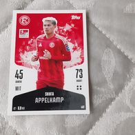 Topps Match Attax Bundesliga 2024/25 Nr. 407 Shinta Appelkamp (Fortuna Düsseldorf)