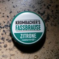 Kronkorken krombacher´s Fassbrause Zitrone