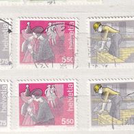 Schweiz MiNr. 1402-1403 Berufe kpl. gest. eine zur Auswahl M€ 7,00 #E182ef