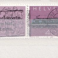Schweiz MiNr. 1215 mit Zierfeld gestempelt M€ 0,70 #E74e
