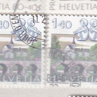 Schweiz MiNr. 1314 Zwillinge Bischofszell gest. eine zur Auswahl M€ 1,80 #E83c
