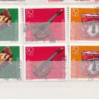 Schweiz MiNr. 1296-1300 Pro Patria gest. eine zur Auswahl M€ 5,00 #E204ab