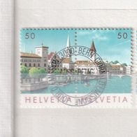 Schweiz MiNr. 1276/1277 aus Block 24 ZDR gestempelt M€ 2,40 #E83f