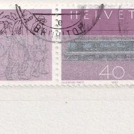 Schweiz MiNr. 1215 mit Zierfeld gestempelt M€ 0,70 #E87e