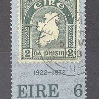 Irland, 1972, Mi. 286, 50 Jahre Briefmarken, 1 Briefm., gest.