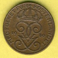 Schweden 1 Öre 1950 Top