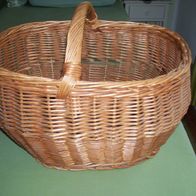 Weidekorb Präsentkorb Osterkorb Picknickkorb mit Henkel oval H=40cm B 46cm T33cm