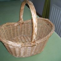 Weidekorb Präsentkorb Osterkorb Picknickkorb mit Henkel oval H=40cm B 43cm T29cm