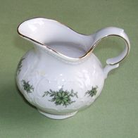 Seltmann Weiden Sahnekännchen Milchkännchen Kännchen Grüne Blume Goldrand