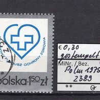 Polen 1975 Nationaler Fonds für Gesundheitsschutz MiNr. 2389 gestempelt