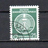 DDR, Dienstmarken 1954, Mi.-Nr.: 10xX, Gestempelt