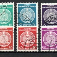 DDR, Dienstmarken 1954, Mi.-Nr.: 18xX - 27xX, Gestempelt