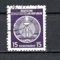 DDR, Dienstmarken 1954, Mi.-Nr.: 21xX, Gestempelt