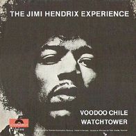 Jimi Hendrix - Voodoo Chile / All Along The Watchtower - 7"- Polydor 2121 012 (D)1970