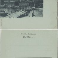 Stettin-Akum1900-Mondscheinkarte Brücke Erh. 1.19E