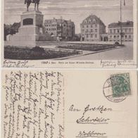 Stolp-Pommern-AK-1916 Partie am Kaiser-Wilhelm-Denkmal, Erh.1