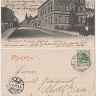 Strasburg-Uckermark-AK 1905 Schulstrasse , Erh.1.