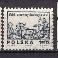 Polen 1974 Freimarken: Holzschnitte MiNr. 2350 - 2351 gestempelt -1