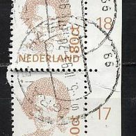 Niederlande Mi. Nr. 1411 A (2-fach senkrecht) Königin Beatrix o <