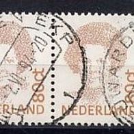 Niederlande Mi. Nr. 1411 A (3-fach waagerecht) Königin Beatrix o <