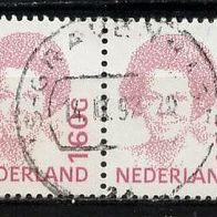 Niederlande Mi. Nr. 1414 A 2-fach waagerecht - Königin Beatrix o <