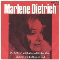 7"DIETRICH, Marlene · Die Antwort weiß ganz allein der Wind (RAR 1964)