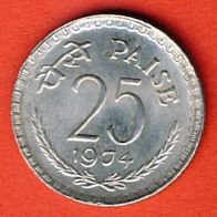 Indien 25 Paise 1974