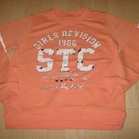 trendiges Sweat Staccato Gr. 146/152 orange (1115)