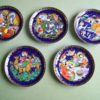 5x Wandteller Rosenthal Sammeledition Porzellan Sindbad der Seefahrer #3,4,6,7 + 8