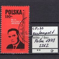 Polen 1973 80. Geburtstag von Marceli Nowotko MiNr. 2262 gestempelt