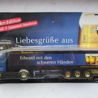 Kulmbacher Werbetruck, MB Actros SZ, Edward mit den schweren Händen, OVP ((23)
