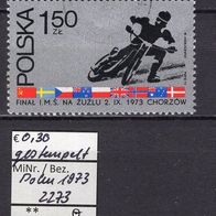 Polen 1973 Motorrad-Weltmeisterschaften MiNr. 2273 gestempelt -2