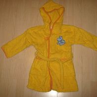 niedlicher Kapuzen - Bademantel Hippostickerei Gr. 98/104 Boy&girl (1115)