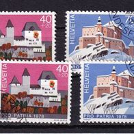 Schweiz MiNr. 1130-1133 Pro Patria kpl. gest. eine zur Auswahl M€ 4,00 #E269cf