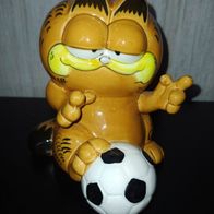 Garfield ----Spardose mit Fußball