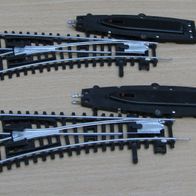 TT Standardgleis / Weichen Links (ab) / 2 Stück