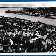 Flensburg Stadt mit Hafen gel.1951 (4162)