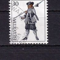 Schweiz MiNr. 1120 aus Block 22 gestempelt M€ 1,00 #E157f