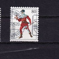 Schweiz MiNr. 1123 aus Block 22 gestempelt M€ 1,00 #E168f