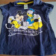 Dunkelblaues Shirt mit Aufdruck - Gr 74 - Disney