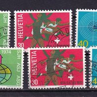 Schweiz MiNr. 1017-1019 Jahresereign. kpl. gest. eine zur Auswahl M€ 1,10 #E322c3d