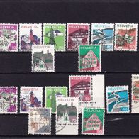 Schweiz MiNr. 1003-1012 Landschaften kpl. gest. eine zur Auswahl M€ 3,00 #E327d8d
