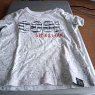 Graues Shirt mit Aufschrift - C&A - Gr. 80