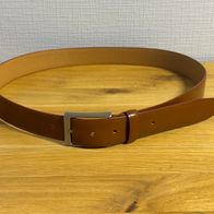 Lindenmann - Herrengürtel cognacfarben 95 cm